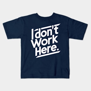 I don't live here Kids T-Shirt